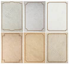 Old paper background texture with vintage frame border