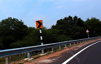 Indian road safety fence