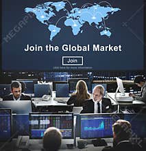 Join Global Market Campaign Commercial Digital Concept