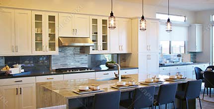 Modern Kitchen with a Breakfast Bar