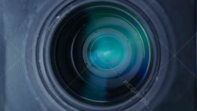 Television Studio Camera. Broadcasting professional camcoder.