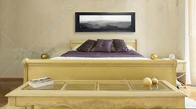 Furnished bedroom