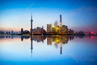 Shanghai skyline