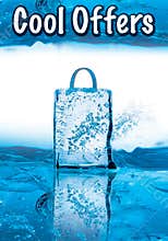 Cool offers for winter sale with icy effect