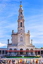 May 13th Celebration Mary Banners Fatima Portugal