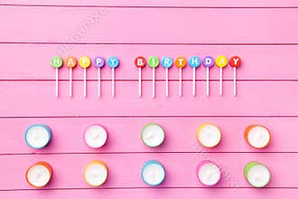 Colorful Happy Birthday background