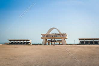 Independence square in Accra, Ghana