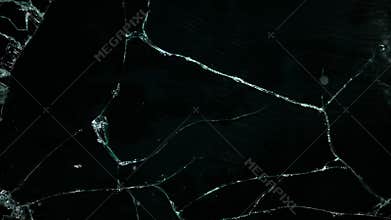 Cracked and Glass with Slow Motion