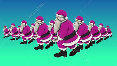 Group of Santa hip hop dance 6