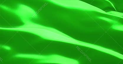 Texture of the flag with chroma key green screen color background