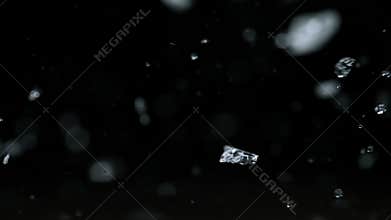Ice Burst the Camera Slow Motion