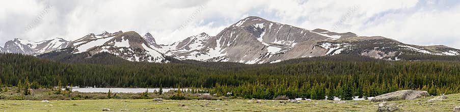 Brainard Lake and Indian Peaks near Nederland, Colorado