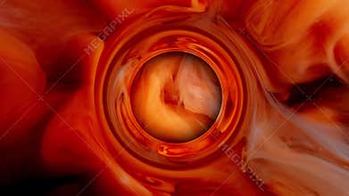 Abstract Red white background circles. color mixing