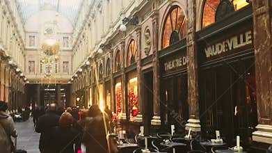 Historical architecture and Christmas holiday shopping in Brussels