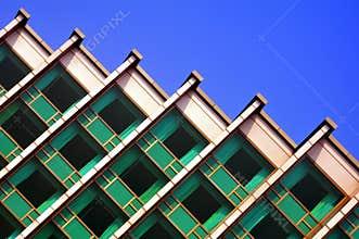 Diagonal architectural structure