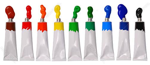 Paint in tubes