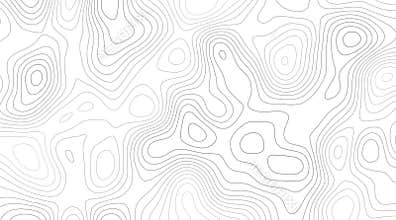 Black and white map pattern with abstract topographical contour line. Topography map art drawing