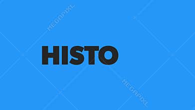 High quality text animation black history