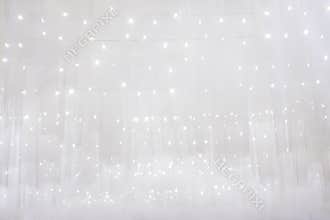 Soft white fabric clean for the wedding or Christmas with light bokeh gently