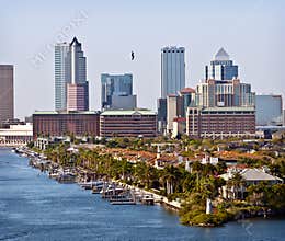Tampa Skyline and Bay, Florida