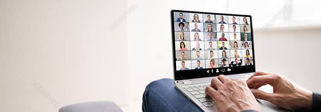 Work From Home Video Conference Call