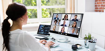 Online Video Conference Call