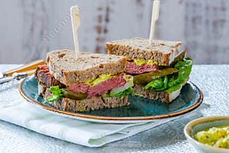 Salt beef sandwich