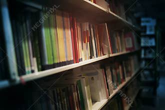 Books in the night library