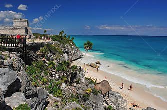 cove and beach of tulum
