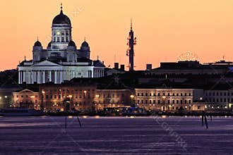 Finland: Helsinki skyline