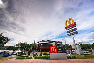Macdonald`s in Putrajaya Govement city center.