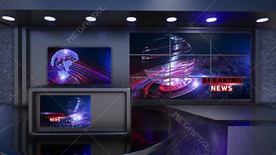 3D Virtual TV Studio News