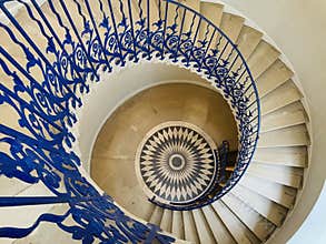 The sweeping Tulip Stairs are one of the original features of the Queenâ€™s House.