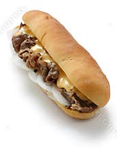 Philly cheese steak sandwich