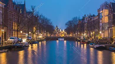 Amsterdam, Netherlands Bridges and Canals