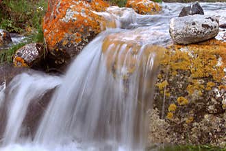Waterfall in skardu, gilgit baltistan, pakistan
