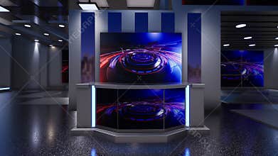 3D Virtual TV Studio News