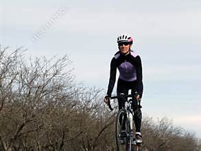 Woman with Bike