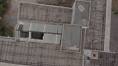 It flies over the roof of the Demolished and Abandoned Hotel in the fall