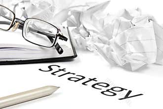 Business or investment strategy concept