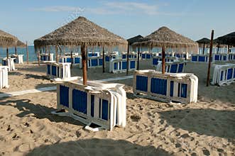 Sun beds and Parasols