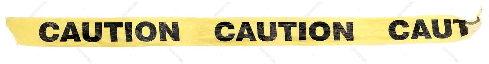 Plastic caution tape