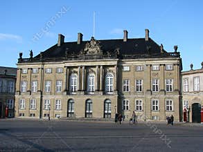 Amalienborg palace in Copenhagen