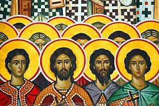 Religious wall painting