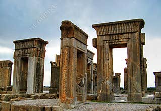 The Tachara or the Tachar Chateau, the Palace of Darius the Great , Persepolis