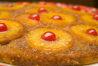 Upside down cake