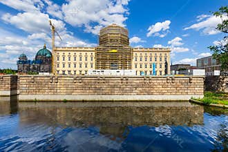 Construction site of the Berlin City Palace, Germany