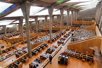 Library of Alexandria in Alexandria, Egypt