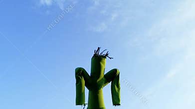 Inflatable dancing, flailing arms tube guy