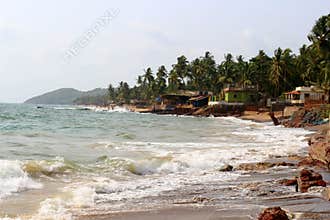Ecstatic Anjuman Beach in South Goa